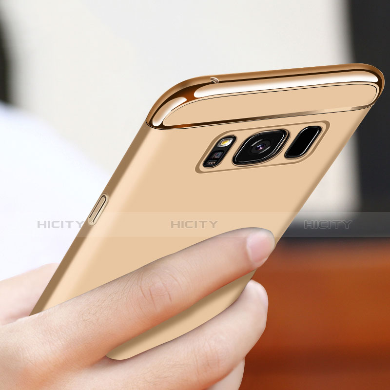 Cover Lusso Metallo Laterale e Plastica M02 per Samsung Galaxy S8 Plus Oro