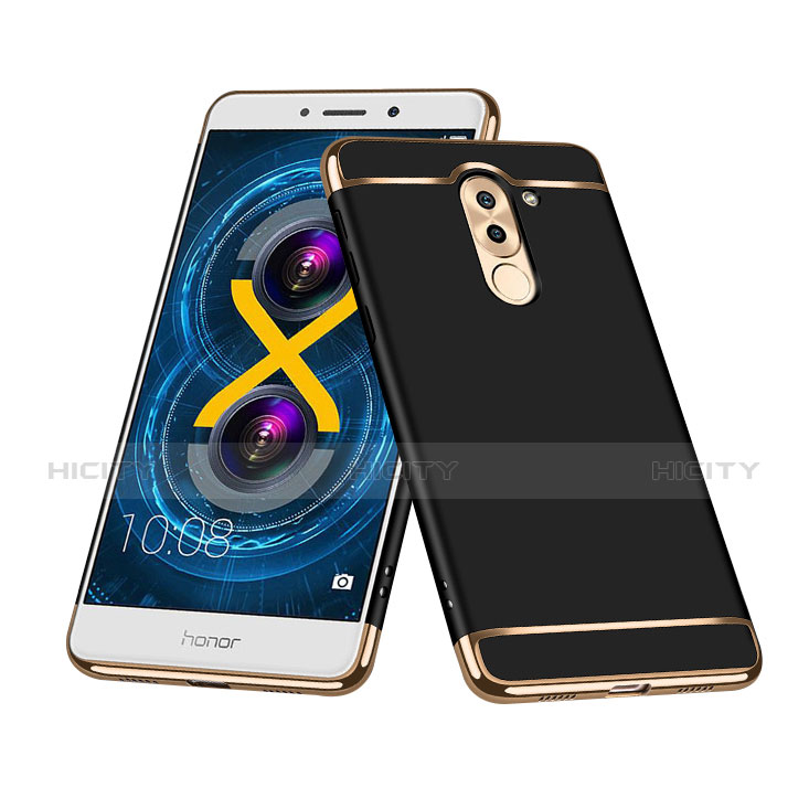 Cover Lusso Metallo Laterale e Plastica M03 per Huawei GR5 (2017) Nero