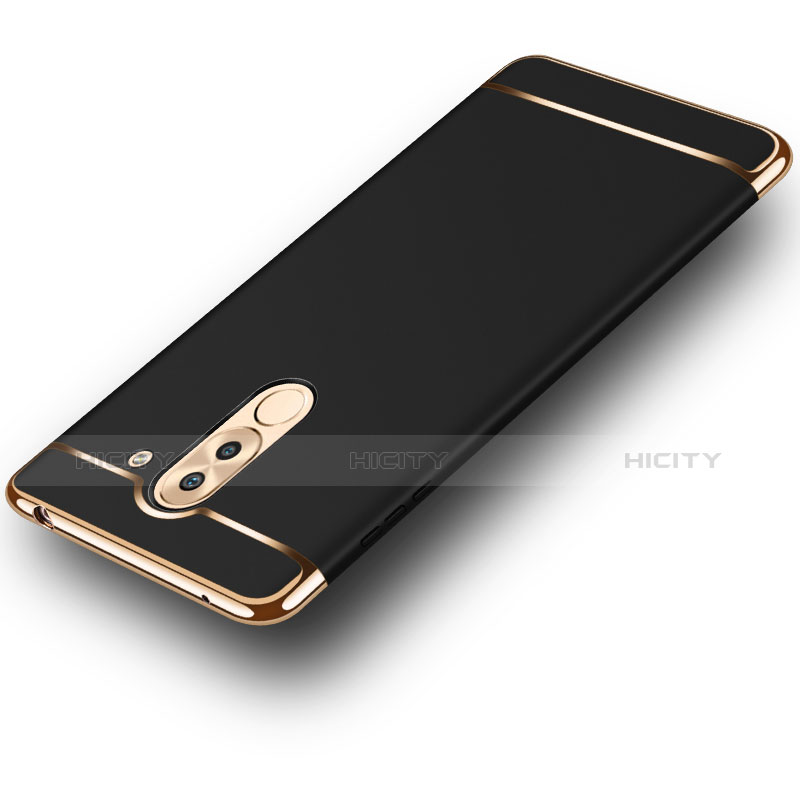 Cover Lusso Metallo Laterale e Plastica M03 per Huawei Honor 6X Nero