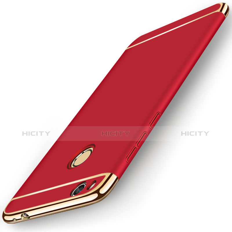 Cover Lusso Metallo Laterale e Plastica per Huawei Honor 8 Lite Rosso