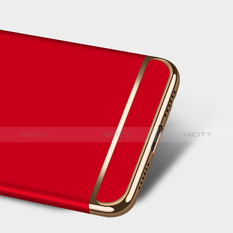 Cover Lusso Metallo Laterale e Plastica per Huawei Honor 8 Lite Rosso