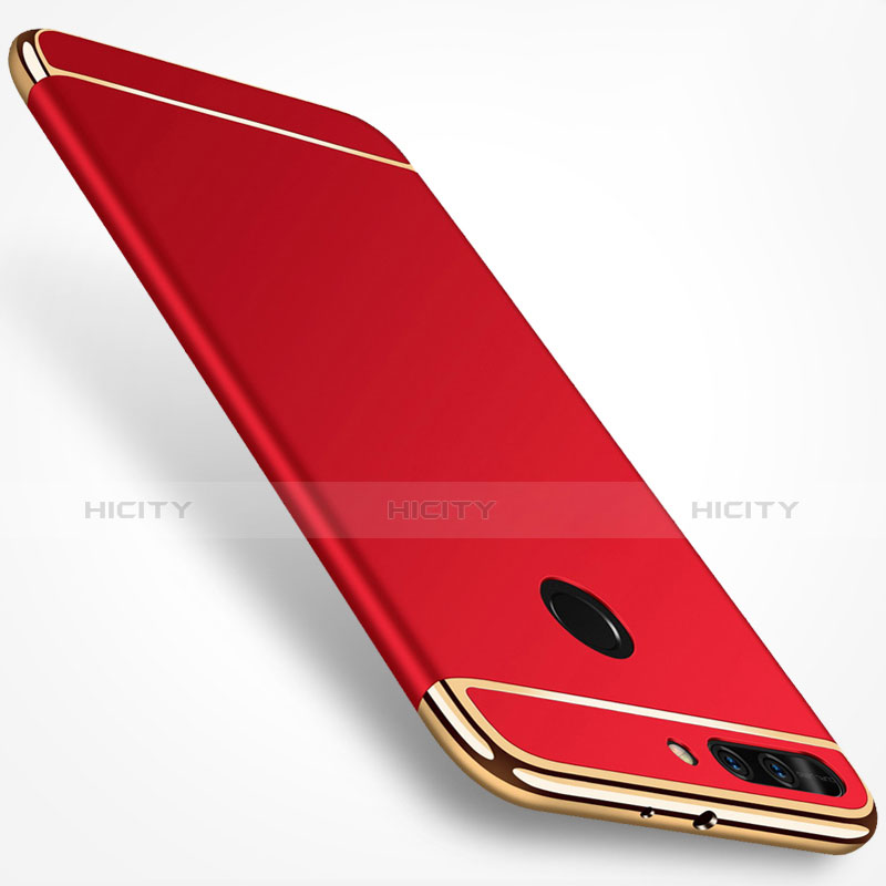 Cover Lusso Metallo Laterale e Plastica per Huawei Honor 8 Pro Rosso