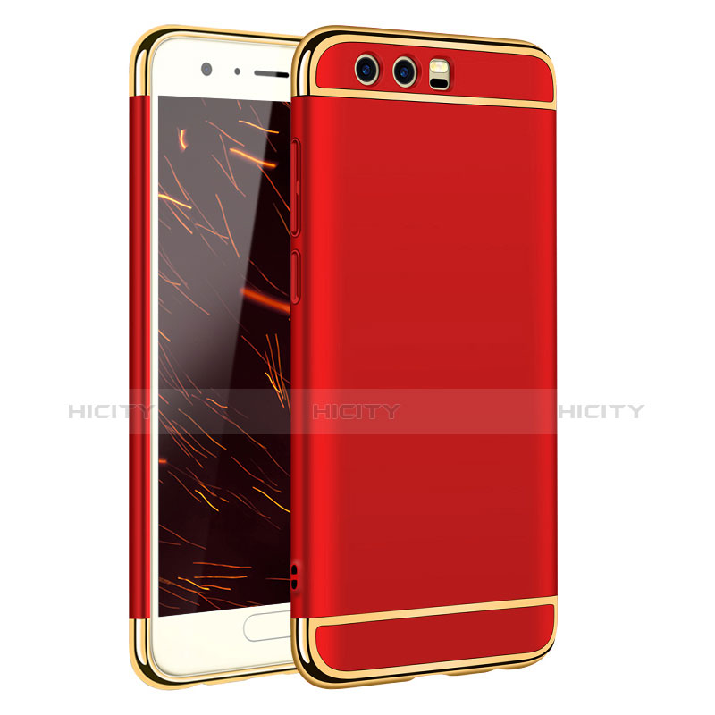 Cover Lusso Metallo Laterale e Plastica per Huawei Honor 9 Rosso