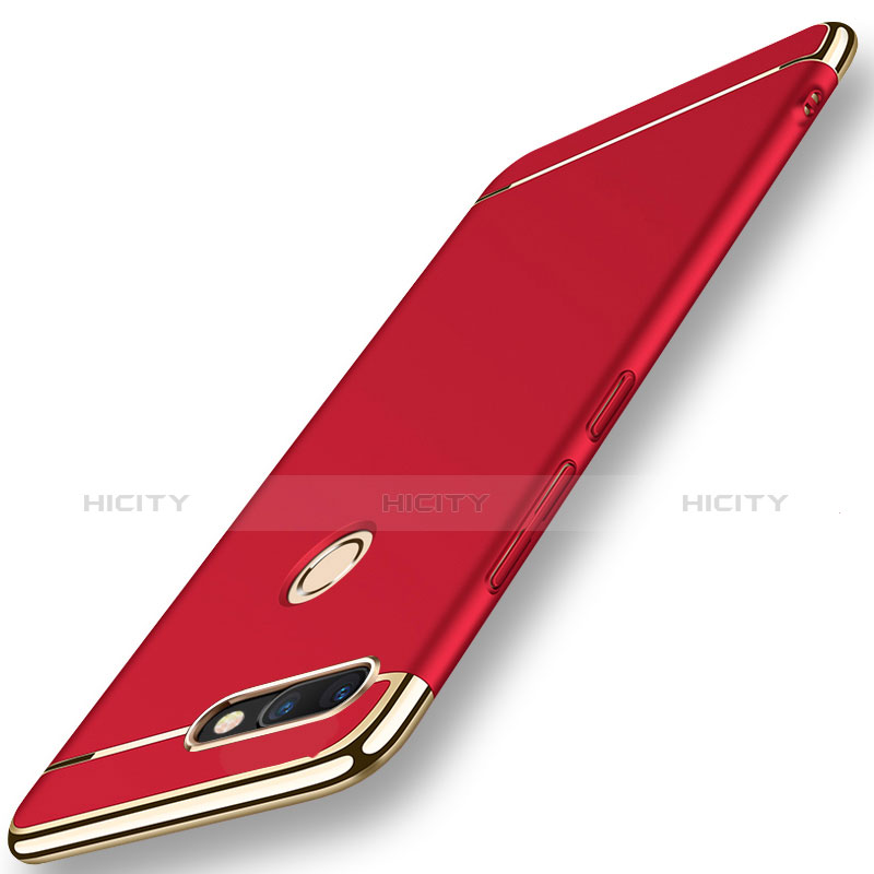 Cover Lusso Metallo Laterale e Plastica per Huawei Nova 2 Plus Rosso