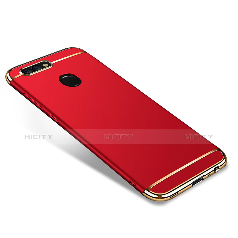 Cover Lusso Metallo Laterale e Plastica per Huawei Nova 2 Plus Rosso