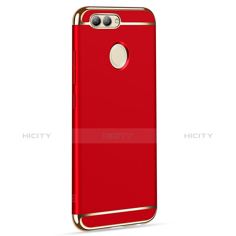 Cover Lusso Metallo Laterale e Plastica per Huawei Nova 2 Rosso