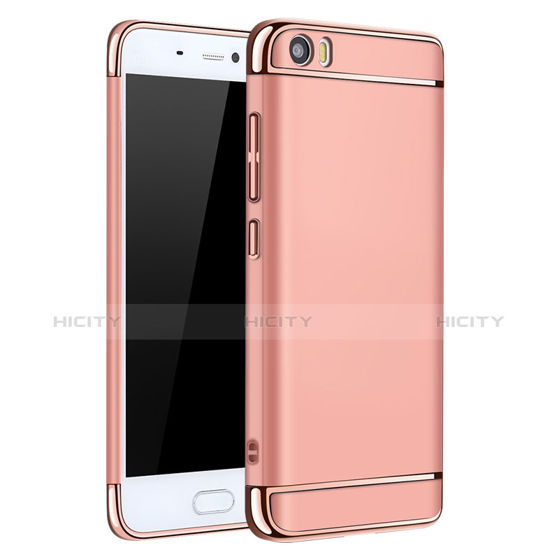 Cover Lusso Metallo Laterale e Plastica per Xiaomi Mi 5 Oro Rosa