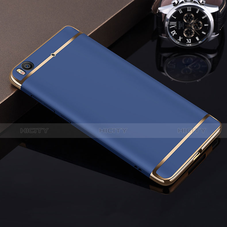 Cover Lusso Metallo Laterale e Plastica per Xiaomi Mi 5S 4G Blu