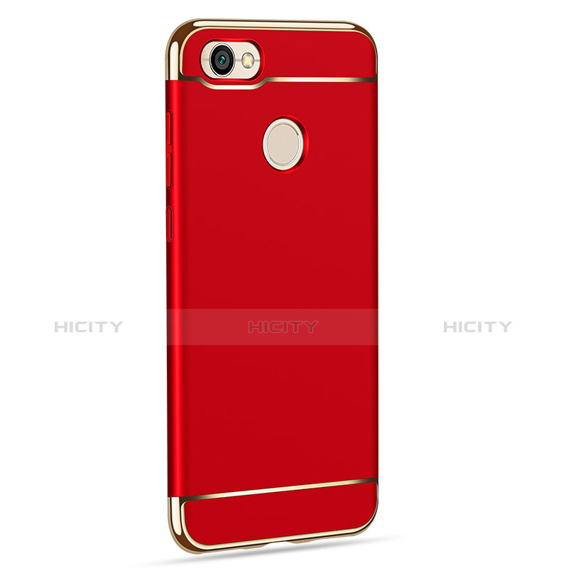 Cover Lusso Metallo Laterale e Plastica per Xiaomi Redmi Y1 Rosso