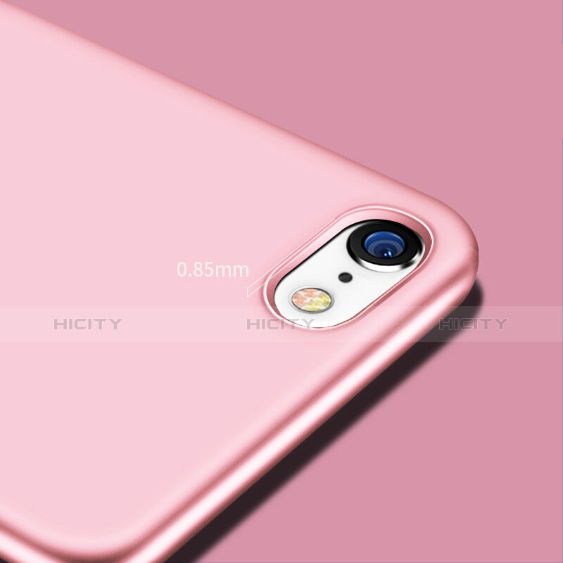 Cover Morbida Silicone Lucido per Apple iPhone 7 Rosa