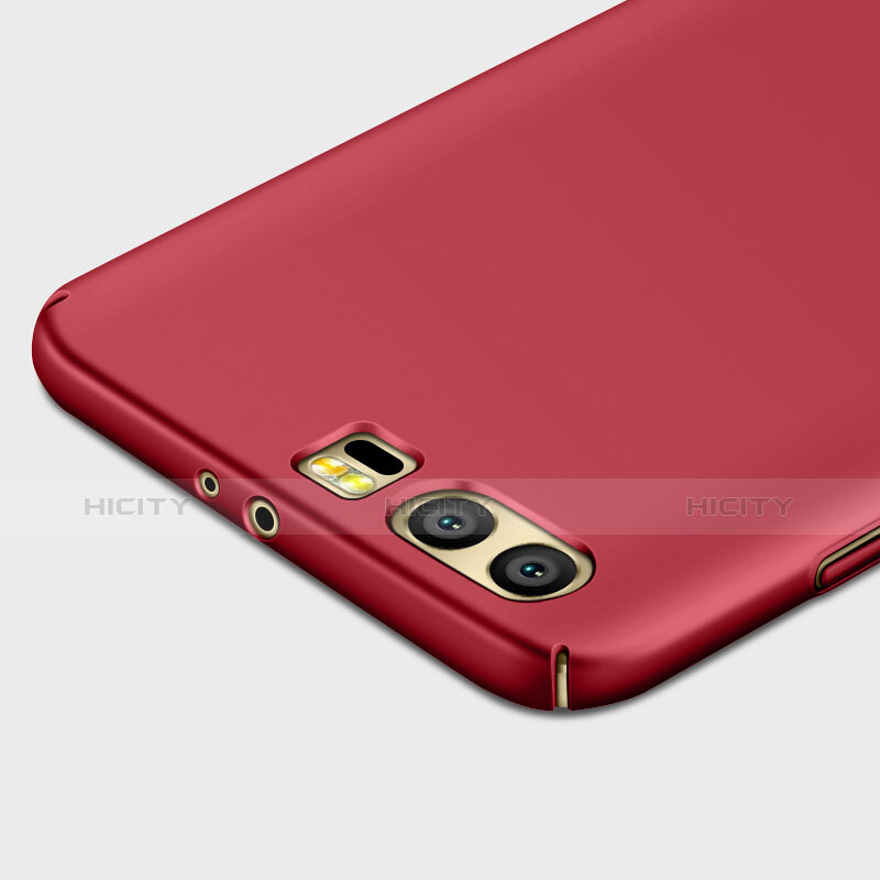 Cover Plastica Rigida Opaca con Anello Supporto per Huawei Honor 9 Premium Rosso