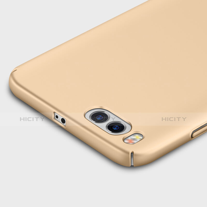 Cover Plastica Rigida Opaca con Anello Supporto per Xiaomi Mi 6 Oro