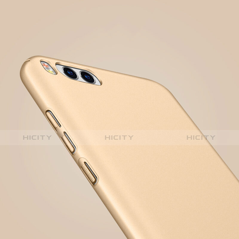 Cover Plastica Rigida Opaca con Anello Supporto per Xiaomi Mi 6 Oro