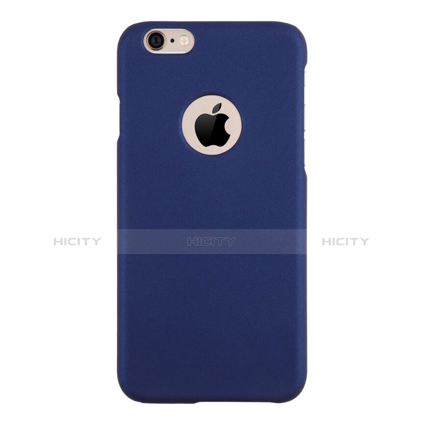 Cover Plastica Rigida Opaca con Foro per Apple iPhone 6 Blu