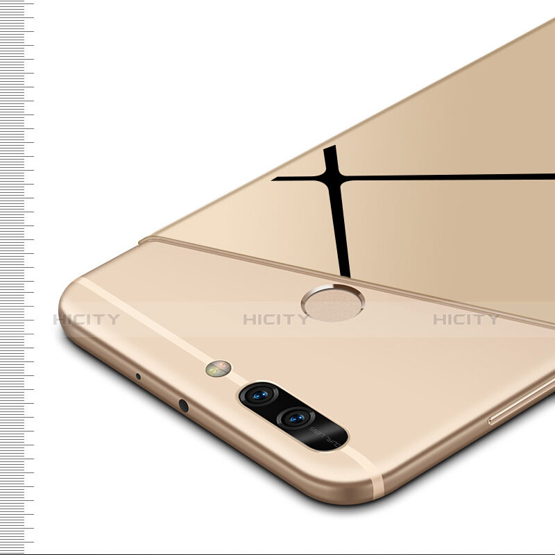 Cover Plastica Rigida Opaca Line per Huawei Honor 8 Pro Oro