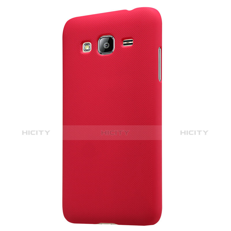 Cover Plastica Rigida Opaca M02 per Samsung Galaxy Amp Prime J320P J320M Rosso