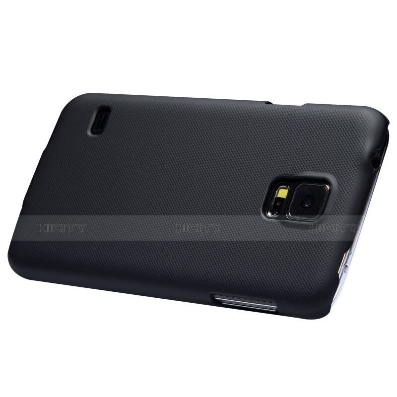 Cover Plastica Rigida Opaca M02 per Samsung Galaxy S5 Duos Plus Nero