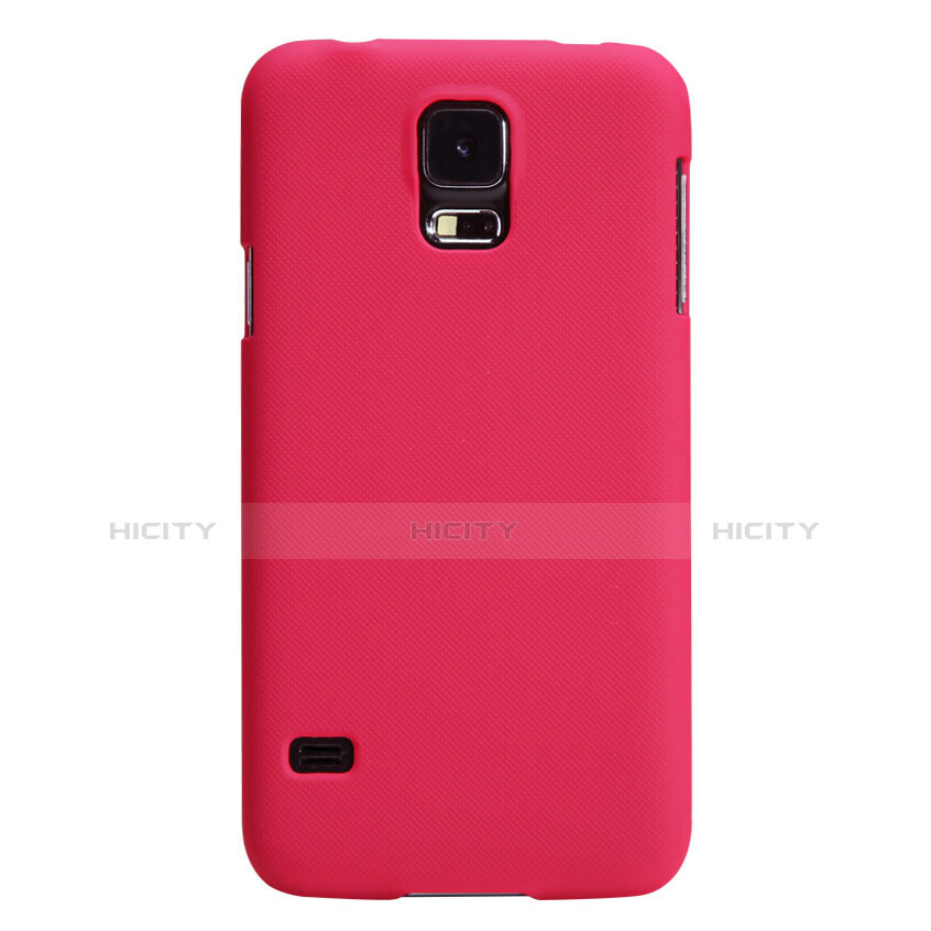 Cover Plastica Rigida Opaca M02 per Samsung Galaxy S5 Duos Plus Rosso