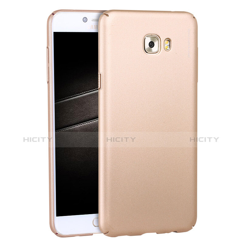 Cover Plastica Rigida Opaca M04 per Samsung Galaxy C7 Pro C7010 Oro