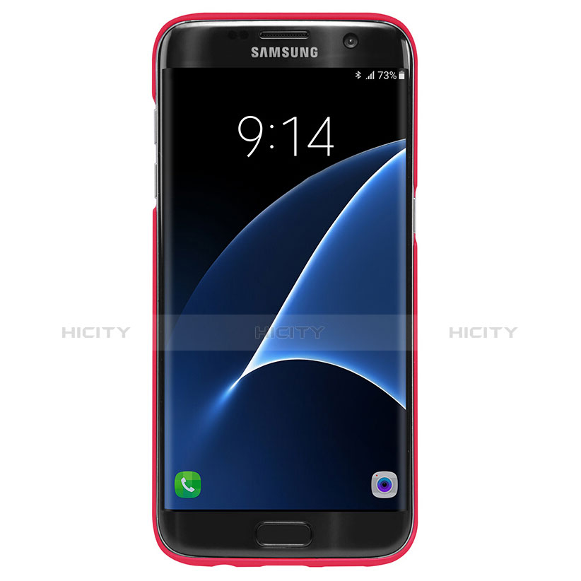 Cover Plastica Rigida Opaca M10 per Samsung Galaxy S7 Edge G935F Rosso