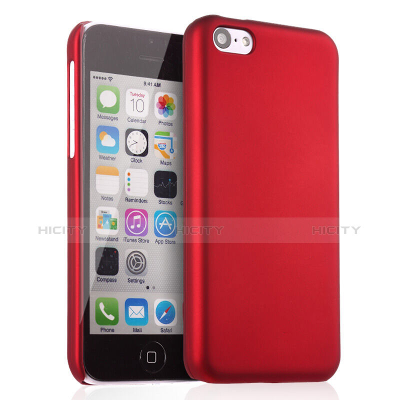 Cover Plastica Rigida Opaca per Apple iPhone 5C Rosso