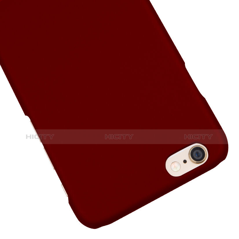 Cover Plastica Rigida Opaca per Apple iPhone 6 Plus Rosso Rosa