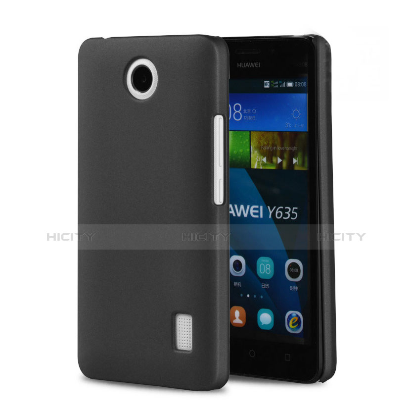 Cover Plastica Rigida Opaca per Huawei Ascend Y635 Dual SIM Nero