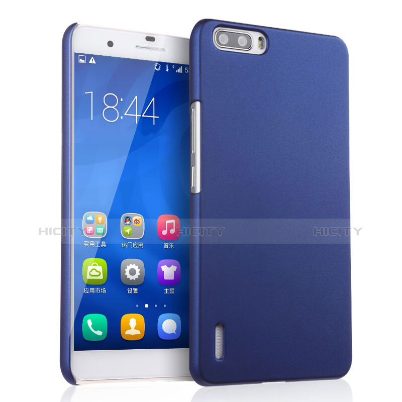 Cover Plastica Rigida Opaca per Huawei Honor 6 Plus Blu