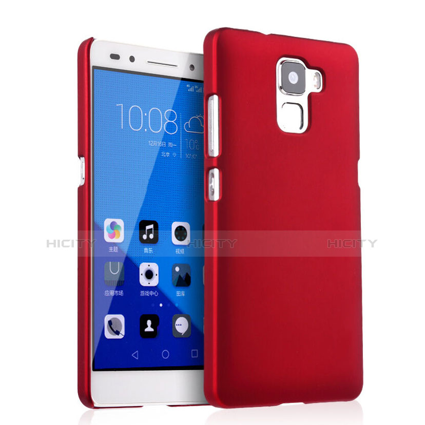 Cover Plastica Rigida Opaca per Huawei Honor 7 Dual SIM Rosso