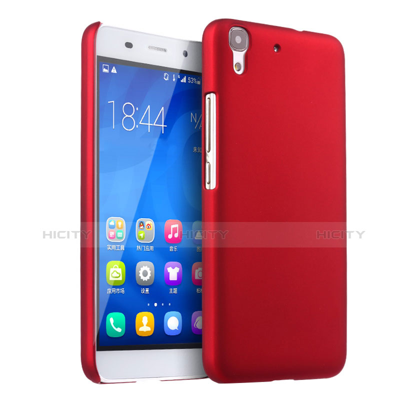 Cover Plastica Rigida Opaca per Huawei Y6 Rosso