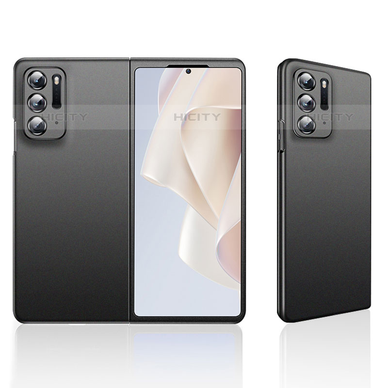 Cover Plastica Rigida Opaca per Oppo Find N 5G Nero