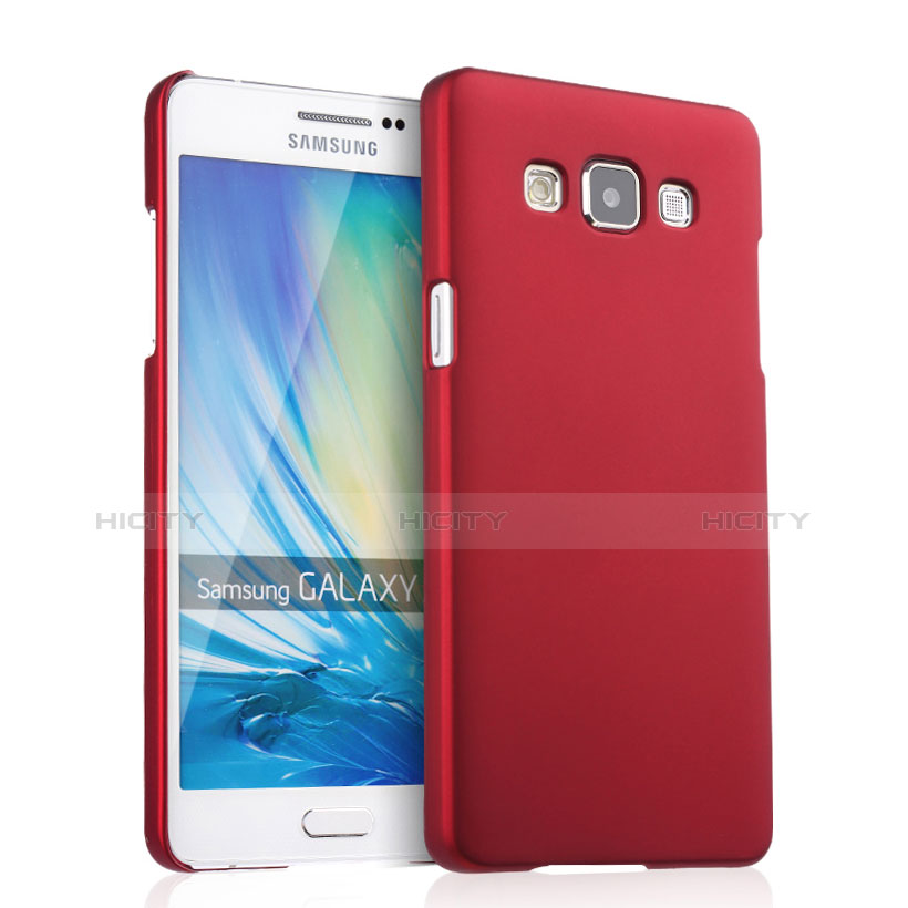 Cover Plastica Rigida Opaca per Samsung Galaxy A5 Duos SM-500F Rosso