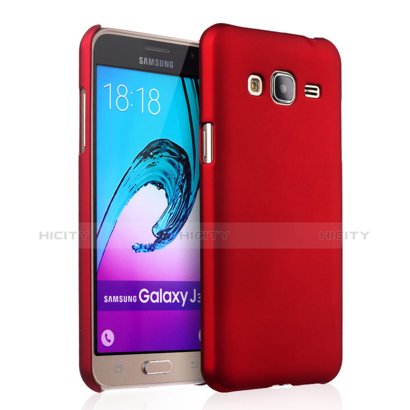 Cover Plastica Rigida Opaca per Samsung Galaxy Amp Prime J320P J320M Rosso