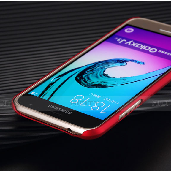 Cover Plastica Rigida Opaca per Samsung Galaxy Amp Prime J320P J320M Rosso