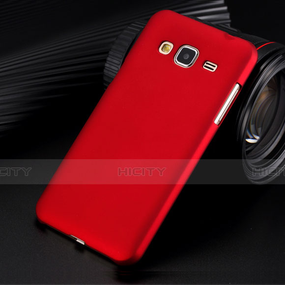 Cover Plastica Rigida Opaca per Samsung Galaxy Amp Prime J320P J320M Rosso