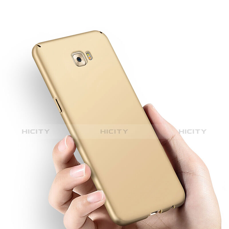 Cover Plastica Rigida Opaca per Samsung Galaxy C9 Pro C9000 Oro