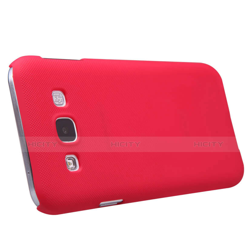 Cover Plastica Rigida Opaca per Samsung Galaxy E7 SM-E700 E7000 Rosso