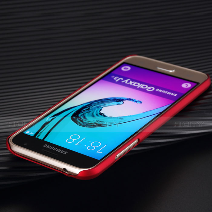 Cover Plastica Rigida Opaca per Samsung Galaxy J3 Rosso