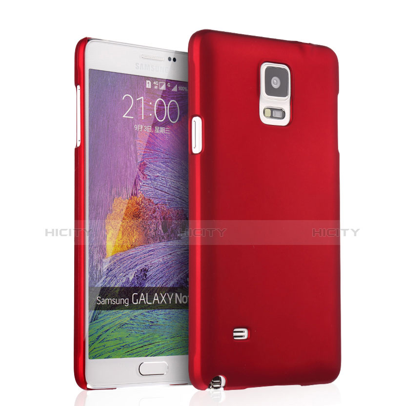 Cover Plastica Rigida Opaca per Samsung Galaxy Note 4 SM-N910F Rosso