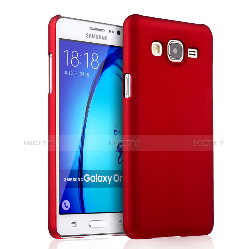 Cover Plastica Rigida Opaca per Samsung Galaxy On7 G600FY Rosso