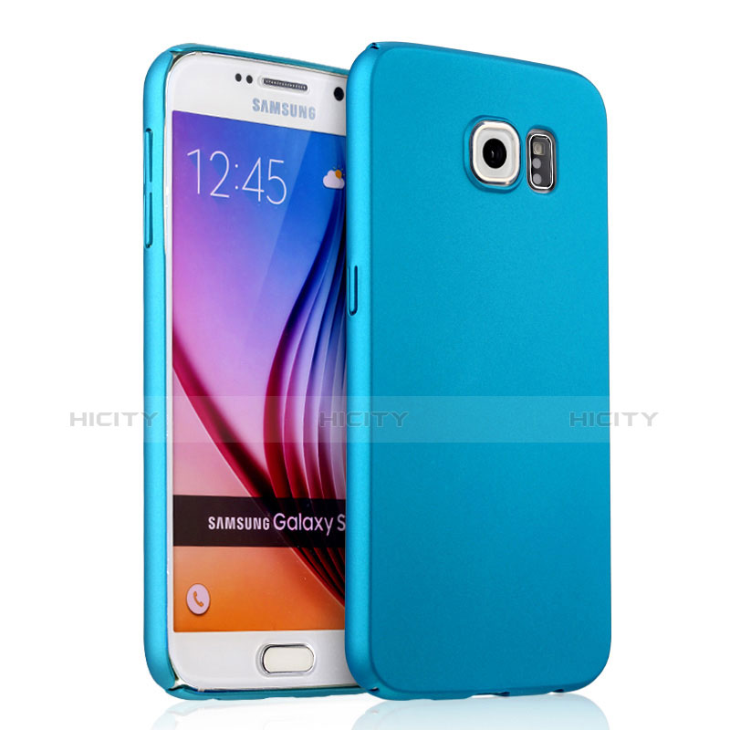 Cover Plastica Rigida Opaca per Samsung Galaxy S6 Duos SM-G920F G9200 Cielo Blu