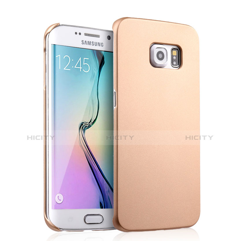 Cover Plastica Rigida Opaca per Samsung Galaxy S6 Edge SM-G925 Oro