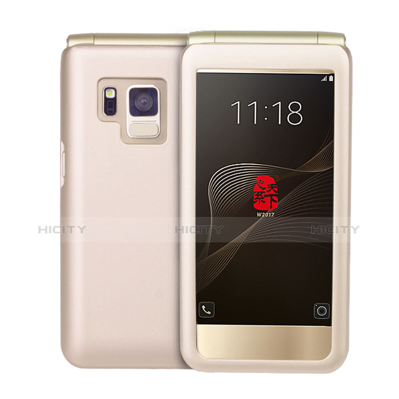 Cover Plastica Rigida Opaca per Samsung W(2017) Oro