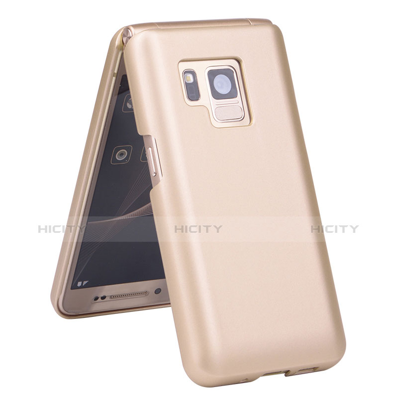 Cover Plastica Rigida Opaca per Samsung W(2017) Oro