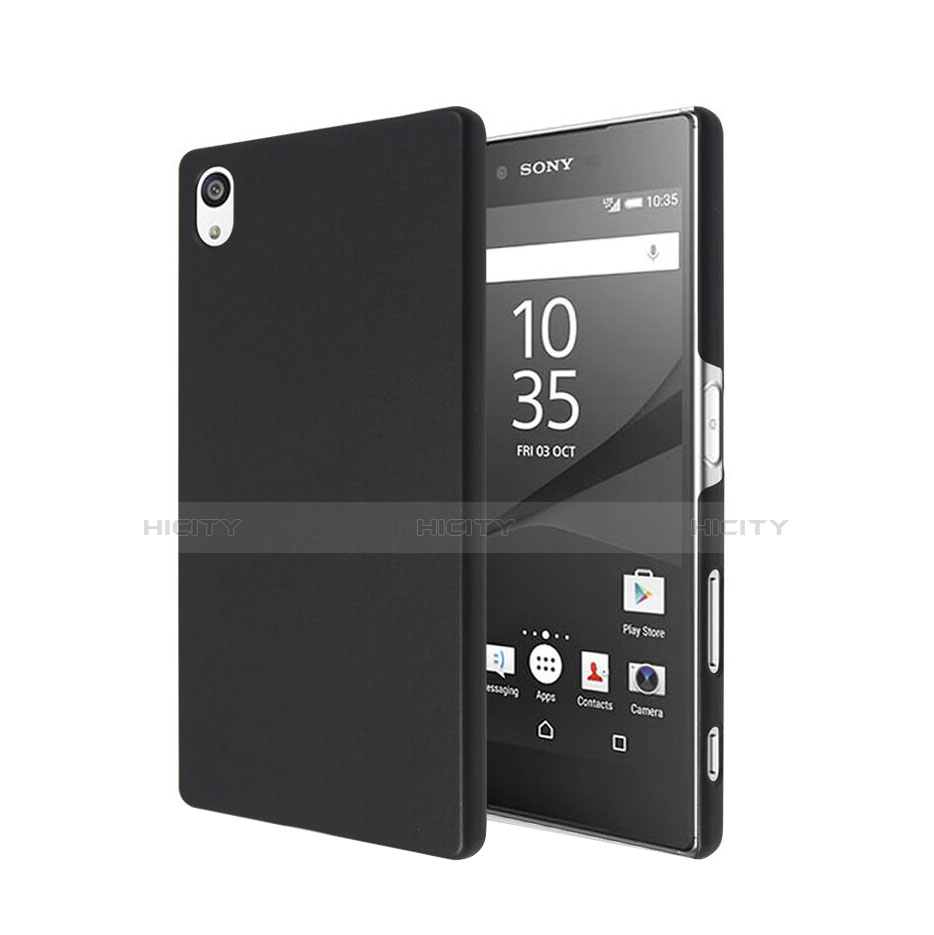 Cover Plastica Rigida Opaca per Sony Xperia Z5 Nero