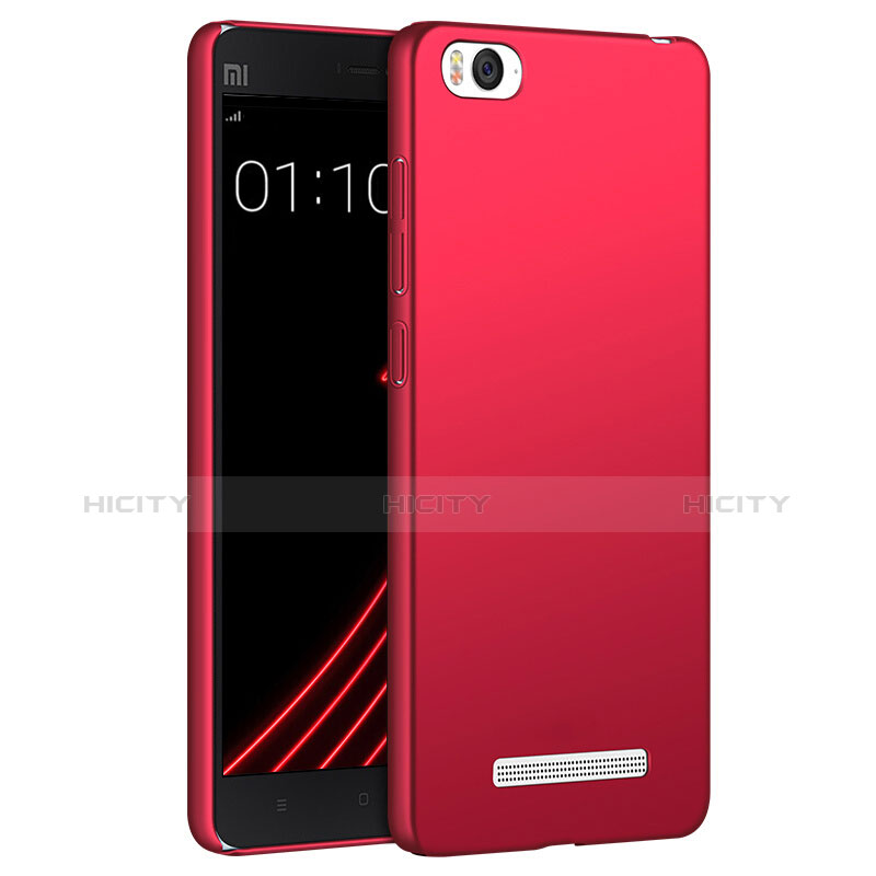 Cover Plastica Rigida Opaca per Xiaomi Mi 4i Rosso