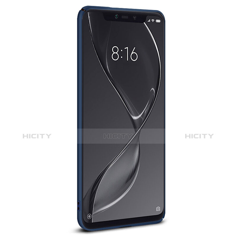 Cover Plastica Rigida Opaca per Xiaomi Mi 8 Screen Fingerprint Edition Blu