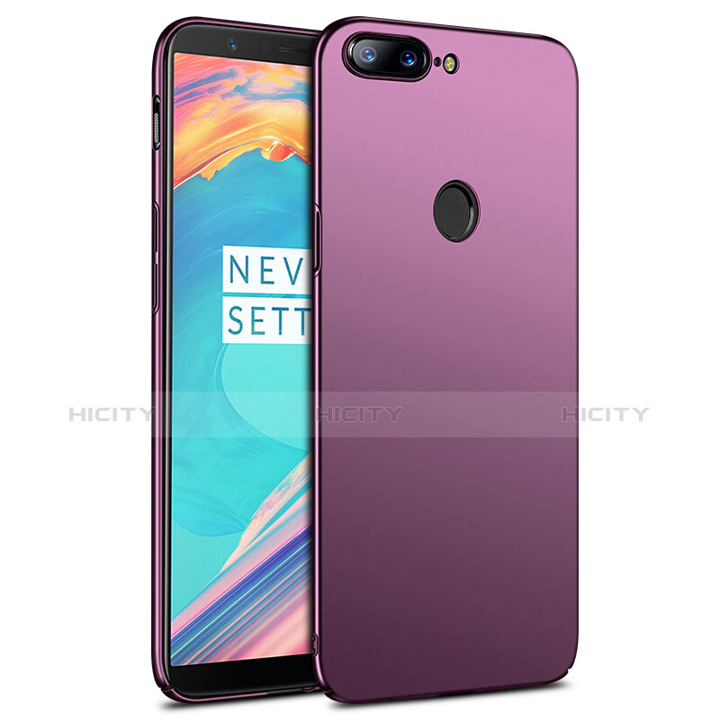 Cover Plastica Rigida Opaca R02 per OnePlus 5T A5010 Viola