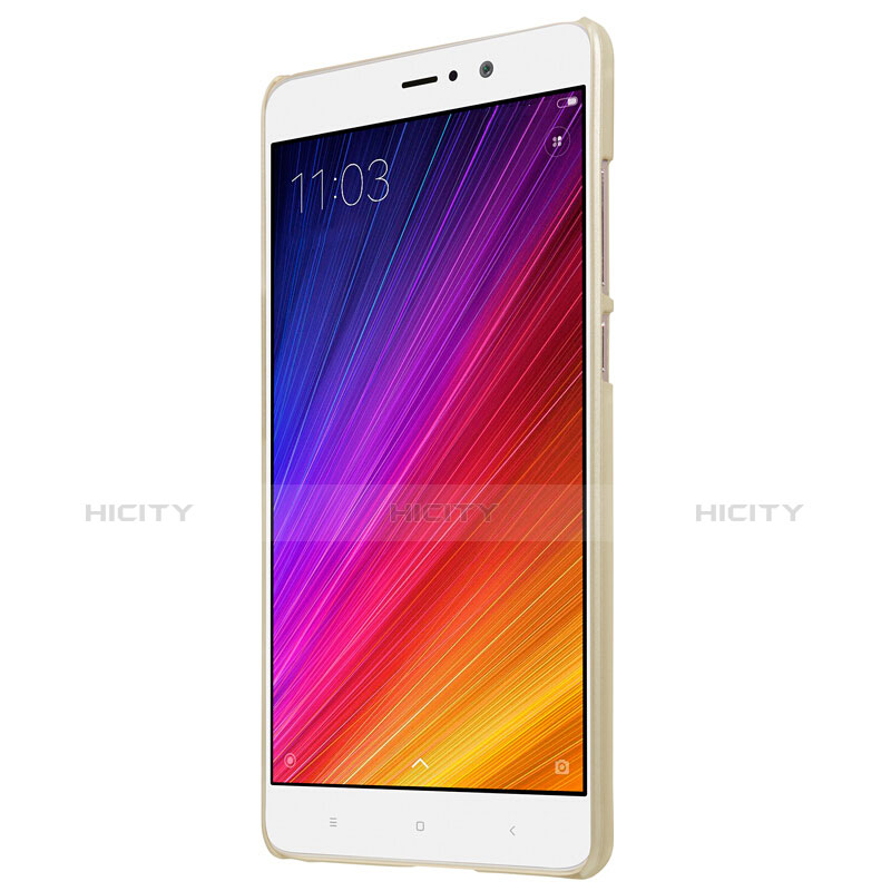 Cover Plastica Rigida Perforato per Xiaomi Mi 5S Plus Oro