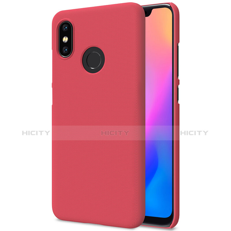 Cover Plastica Rigida Perforato per Xiaomi Mi 8 Rosso